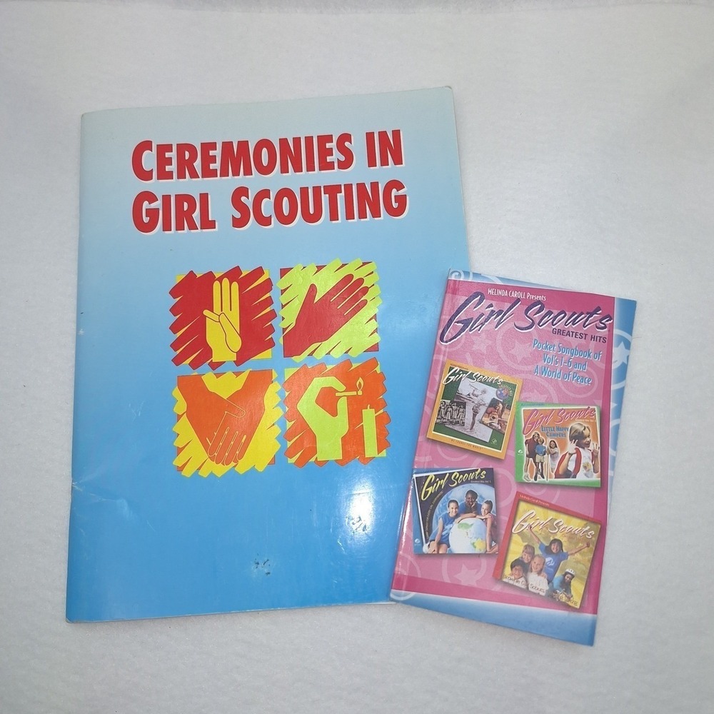 Girl Scout Book Lot Ceremonies in Girl Scouting Greatest Hits Pocket‎ Songbook